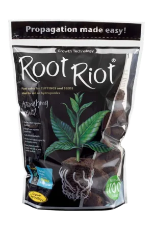 Nieuw binnen - Clonex Root Riot Refill Bag ~ Stekpluggen 50 of 100 stuks