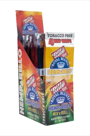 Royal Blunts Hemparillo - Mix ‘N‘ Roll 15 x 4 stuks ~ 100% nicotine & tabaksvrij | Deal