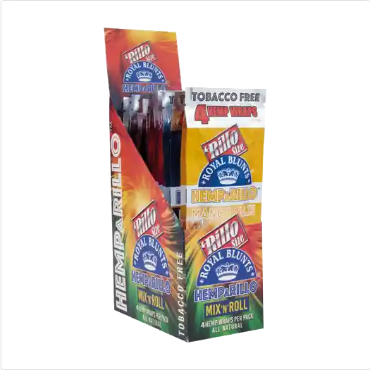 Royal Blunts Hemparillo - Mix ‘N‘ Roll 15 x 4 stuks ~ 100% nicotine & tabaksvrij | Deal