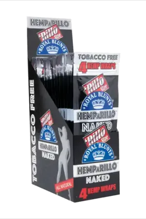 Royal Blunts Hemparillo - Naked 15 x 4 stuks ~ 100% nicotine & tabaksvrij - Zojuist toegevoegd