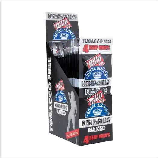 Royal Blunts Hemparillo - Naked 15 x 4 stuks ~ 100% nicotine & tabaksvrij - Zojuist toegevoegd