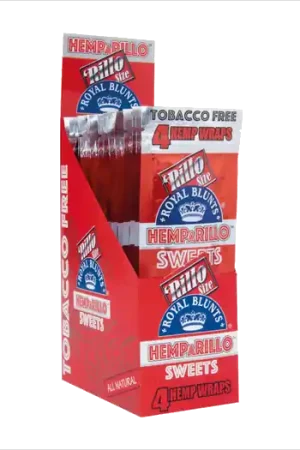 Royal Blunts Hemparillo - Sweets 15 x 4 stuks ~ 100% nicotine & tabaksvrij | Actie loopt bijna af
