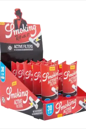 Smoking Active Filters - 10 x 30 stuks ~ Koolstof Filters | Voorraad bijna op