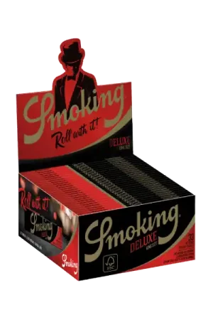 Smoking De Luxe Black King Size 50 stuks ~ Vloei - Snelle levering