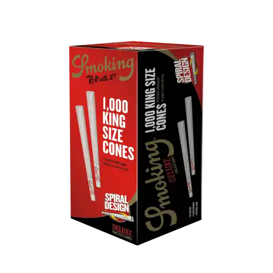 Premiumkwaliteit - Smoking Deluxe Pre-Rolled King Size Cones - 1000 stuks