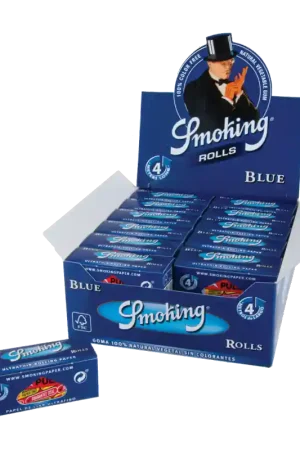 Smoking Rolls Blue 53mm 24 Stuks ~ 4 meter Rol Vloei - Direct van de fabrikant