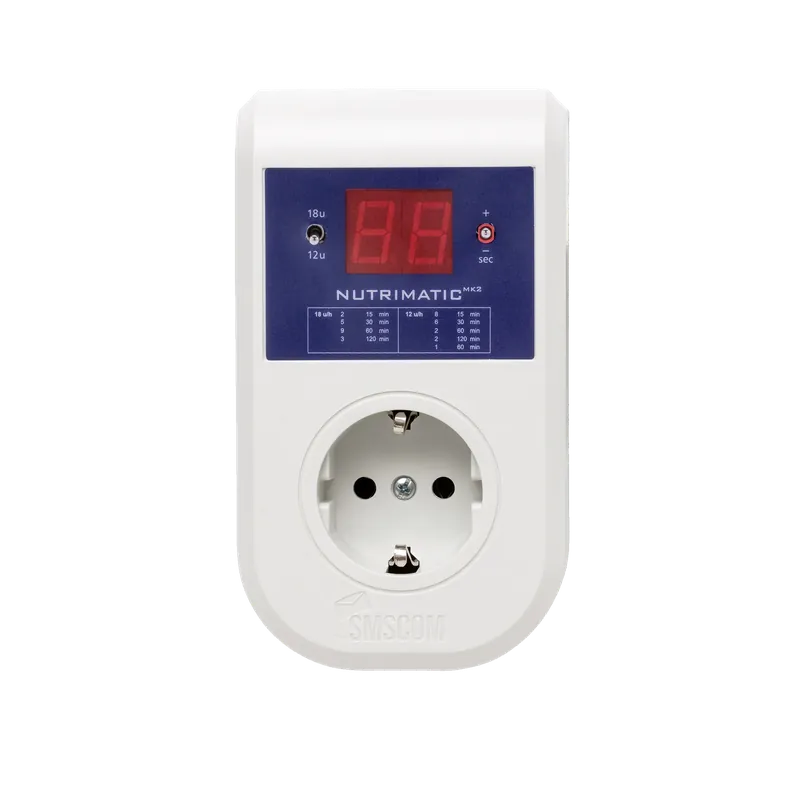 Veel voordeel | SMSCOM NutriMatic Digitale Seconde Timer 8.5A 2000W