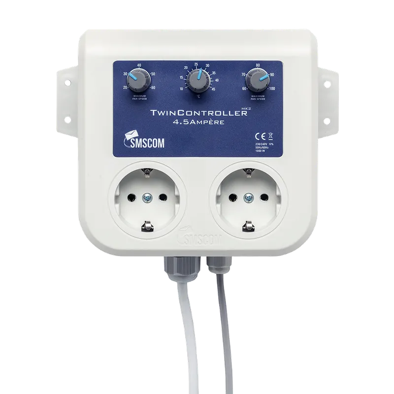 Veel gekozen - SMSCOM Twincontroller Mk2 ~ 4.5A 7A ~ Ventilatie Controller