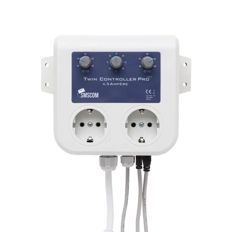 SMSCOM Twincontroller Pro MK2 ~ 4.5A 7A ~ Ventilatie Controller - Topproduct