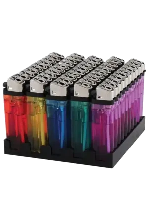 Actie | Unilite Transparante Aanstekers 50 stuks ~ Wegwerpbare Aanstekers