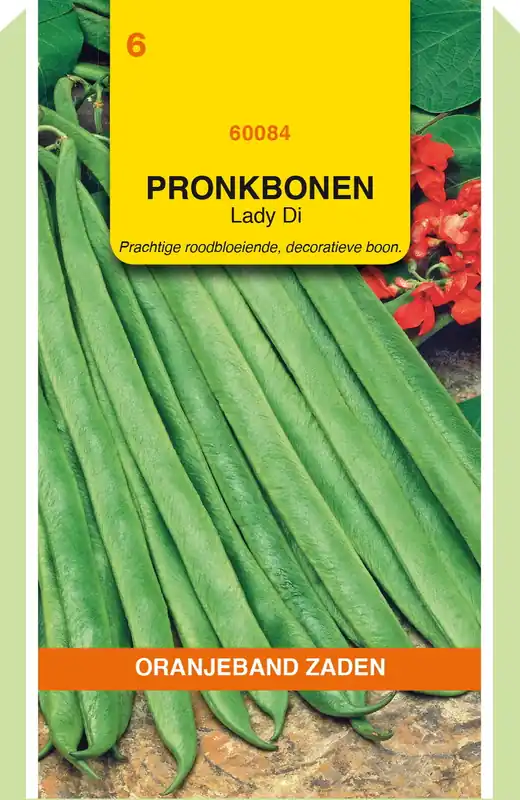 Wees er snel bij - OBZ Pronkbonen Lady Di, 100g