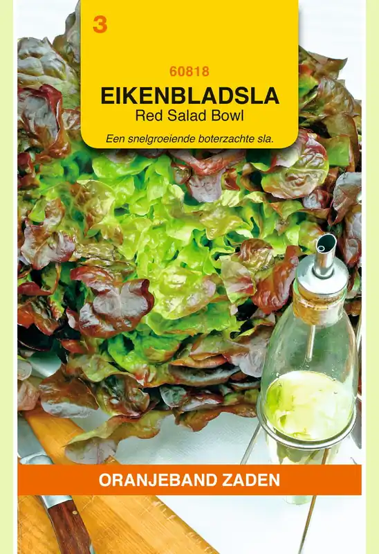 Snelle verzending - OBZ Red Salad Bowl - Rode Eikenbladsla