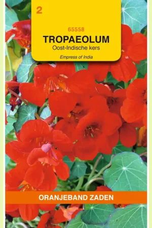 Aanbieding - OBZ Tropaeolum, Oost-Indische kers Empress of India Rood