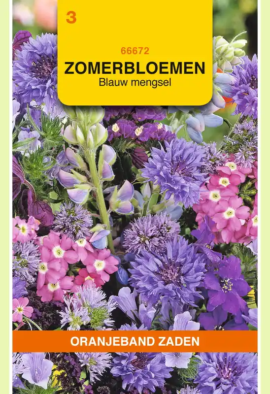 OBZ Zomerbloemen mengsel, blauw | Snelle verzending