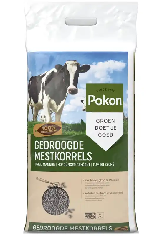 Pokon Gedroogde Mestkorrel 10kg - Nieuw in de shop