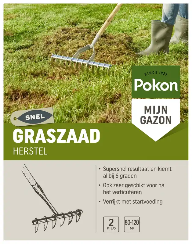 Nu beschikbaar | Pokon Graszaad Herstel SOS 2kg