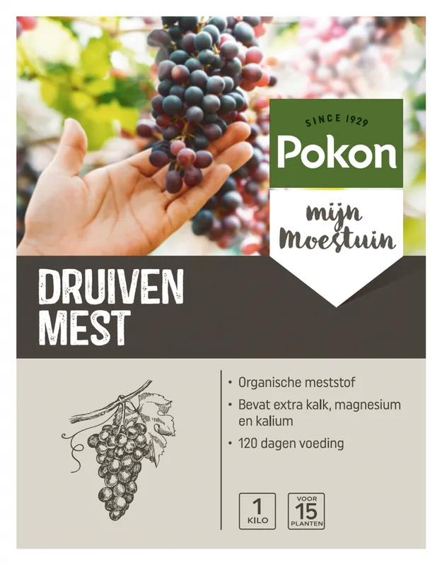 Nog enkele stuks | Pokon Druiven Mest 1kg