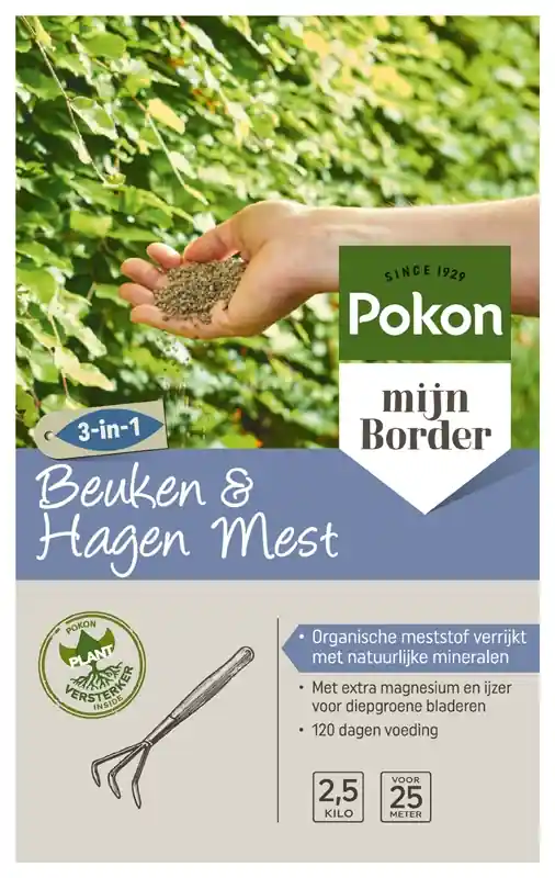 Tijdelijk aanbod - Pokon Beuken & Hagen Mest 2,5kg