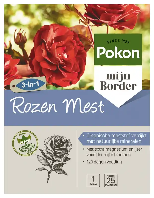 Veilige betaling | Pokon Rozen Mest 1kg