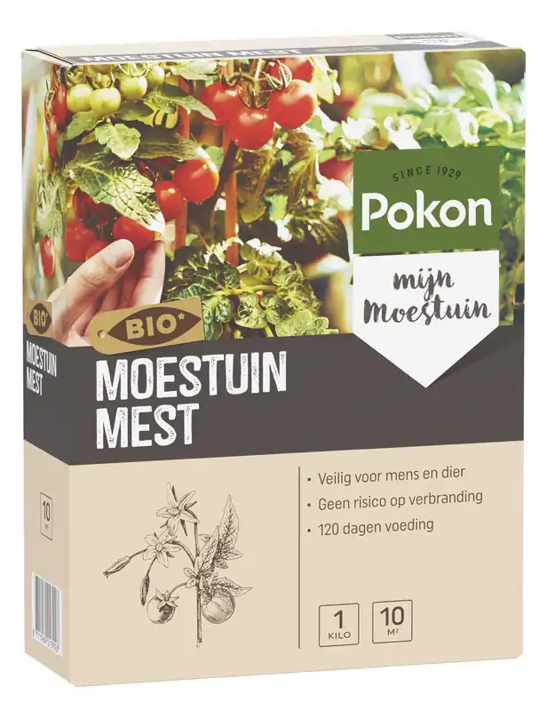 Extra voordeel | Pokon Bio Moestuin Mest 1kg