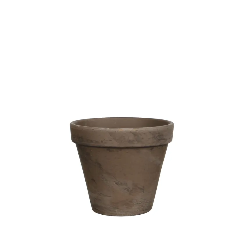 Veel voordeel | Mica Stan pot rond grijs basalt D13,5cm