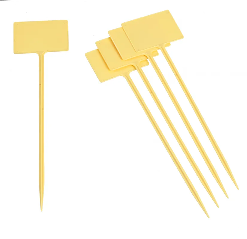 Nature Plaatetiketten Geel h34cm - 5 stuks | Topprijs