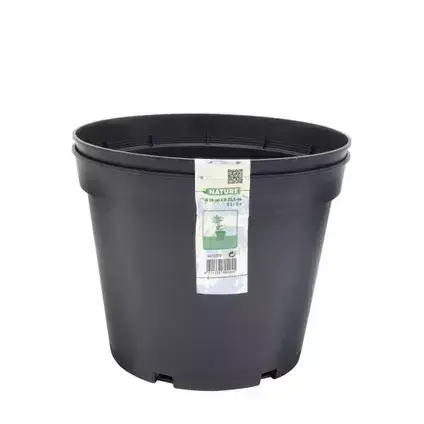 Speciale deal - Nature plantcontainer (Pot) Zwart 5L H18 x Ø22,5cm-2x