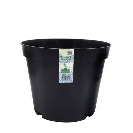 Nieuw in het assortiment - Nature plantencontainer (Pot) Zwart 10L H22 x Ø28,4cm