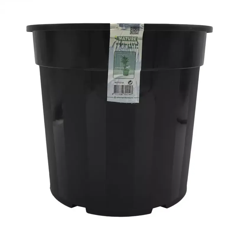 Online bestelbaar - Nature plantcontainer (Pot) Zwart 10L H23,4 x Ø27cm