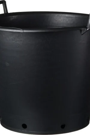 Aanrader - Nature ritzi plantcontainer (Pot) Met Handgrepen Zwart 110L H49 x Ø65cm