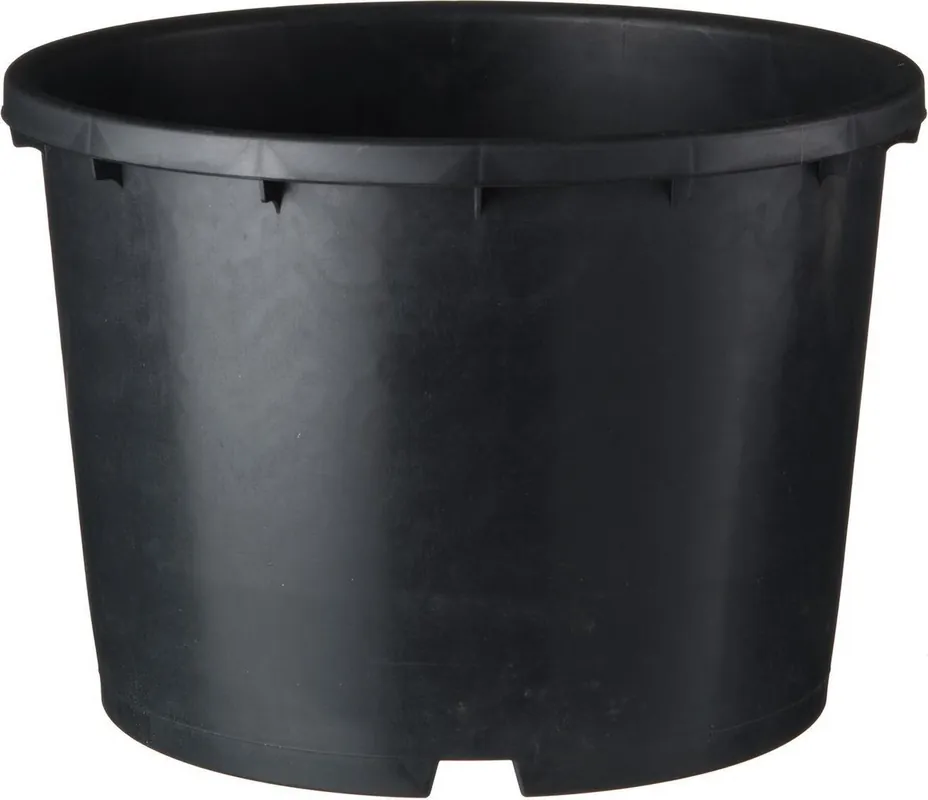 Voorraad bijna op | Nature ritzi plantcontainer (Pot) Zwart 25L H29 x Ø39cm