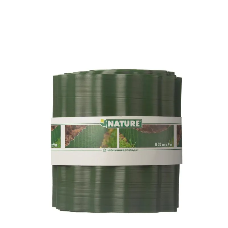 Nature Grasrand Groen - H20cm x 9m | Gratis retourneren