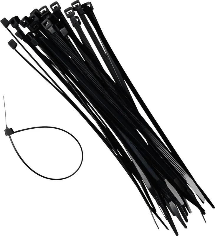 Nieuw in de shop | Nature Kabelbinders Nylon zwart 20cm - 25 stuks