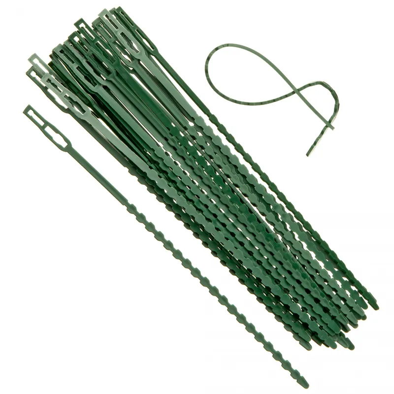 Topproduct | Nature Bindband met rattenstaartsluiting Groen 11,5cm - 70 stuks
