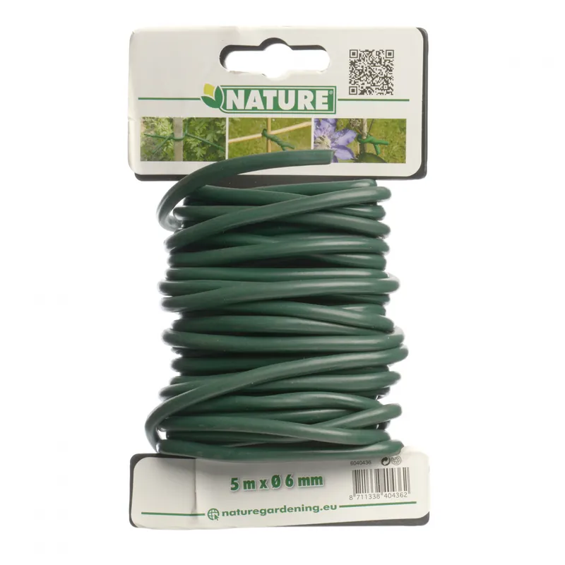 Lage prijs - Nature rubberband met ijzeren kern - Ø6mm x 5m
