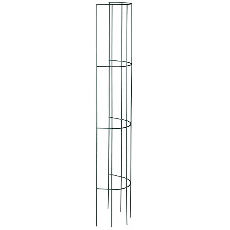 Topdeal - Nature klimrek voor regenpijp metaal geplast. groen - H145 x 18cm