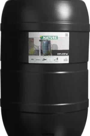 Expreslevering - Nature regenton Ø57 x H97cm 210L zwart