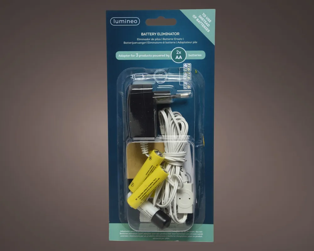 Lage prijs | Lumineo Batterijvervanger pvc BO binnen