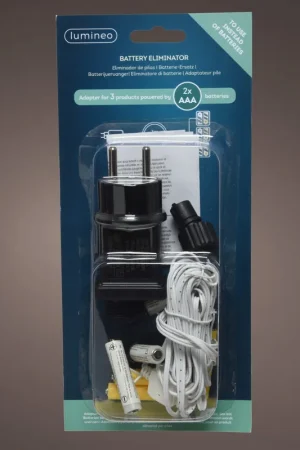 Aanbieding - Lumineo Batterijvervanger pvc BO binnen