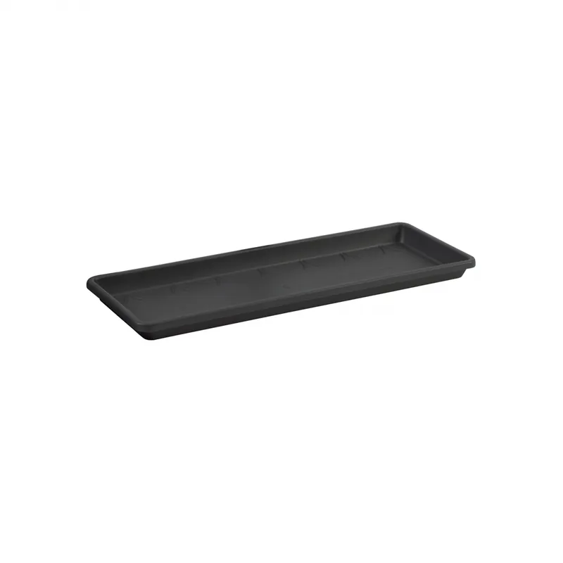 Alleen vandaag - elho barcelona balkonbak schotel 70cm antraciet