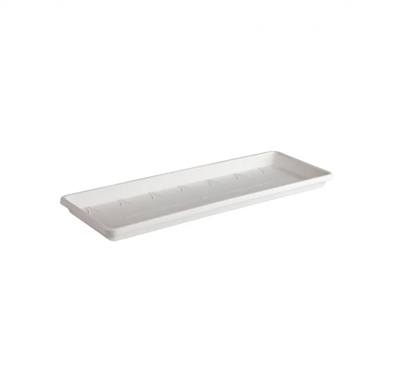 Korting - elho barcelona balkonbak schotel 50cm wit