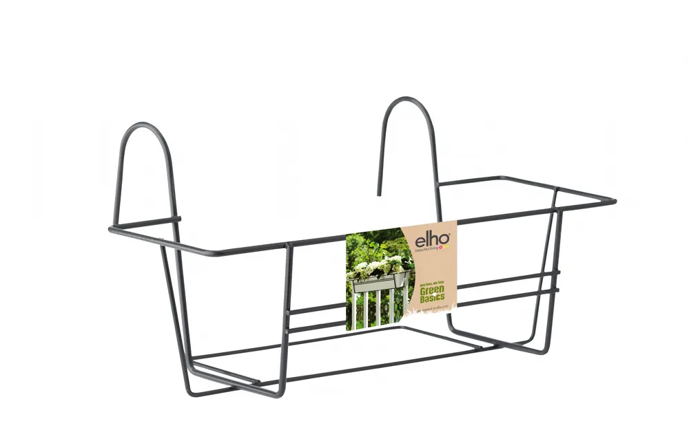 Op voorraad - elho green basics balkonrek 50cm antraciet