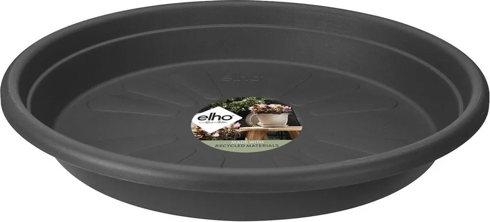 Snelle verzending - elho universele schotel rond 35cm antraciet