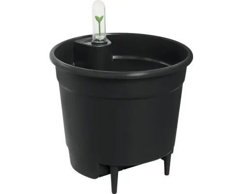 Elho Waterreservoir d28cm living black - Online bestelbaar