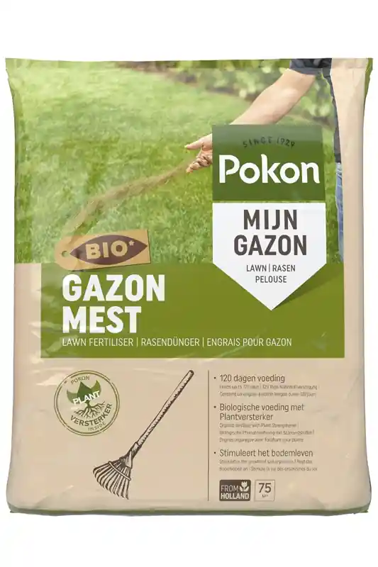 Profiteer nu - Pokon Bio Gazonmest 5kg voor 75m²