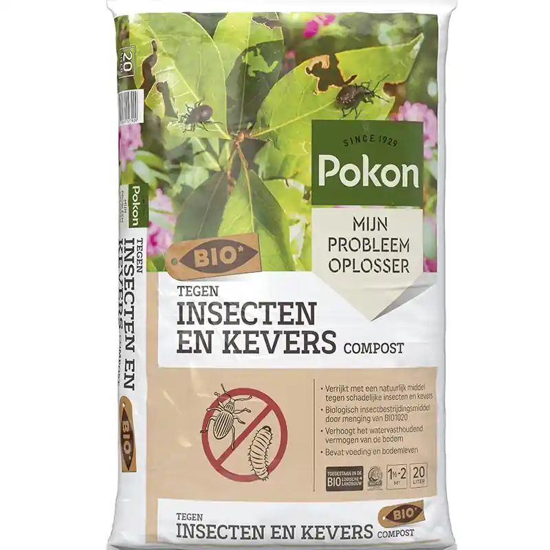 Lage prijs | Pokon Bio Tegen Insecten en Kevers Compost 20L