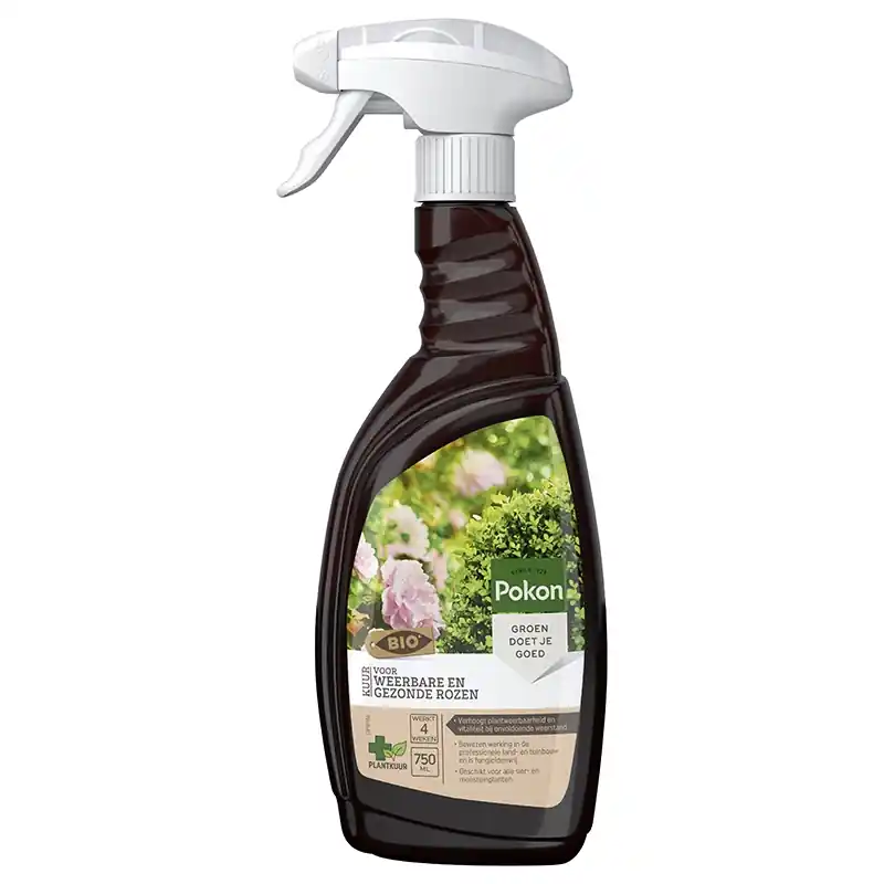 Direct leverbaar | Pokon Bio Kuur voor Weerbare en Gezonde Rozen Spray 750ml