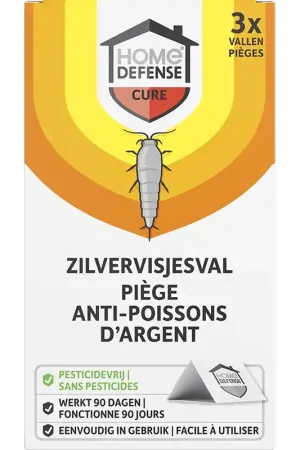Alleen vandaag - HOME DEFENSE® Zilvervisjesval 3 stuks