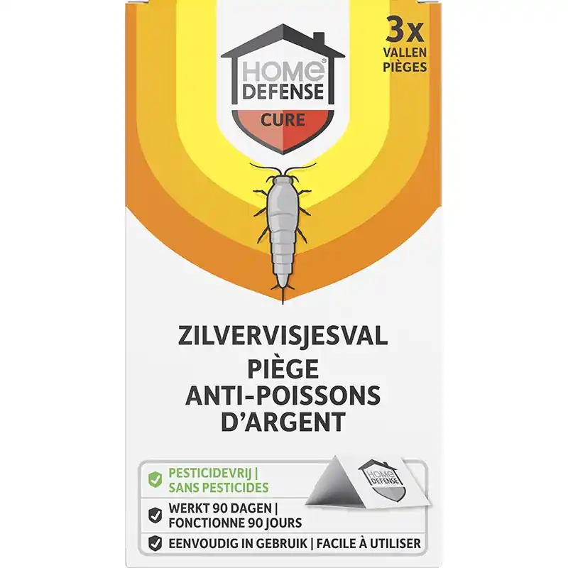 Alleen vandaag - HOME DEFENSE® Zilvervisjesval 3 stuks