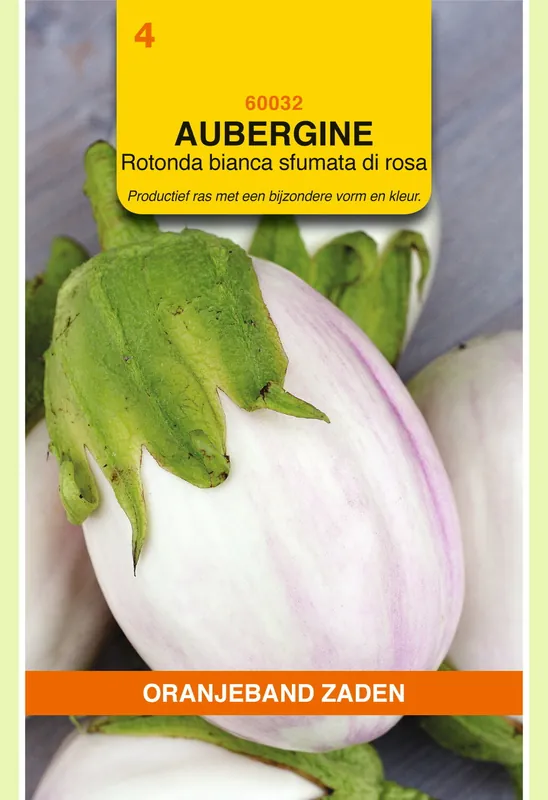 OBZ Aubergine Rotonda bianca sfumata di rosa - Gratis retourneren